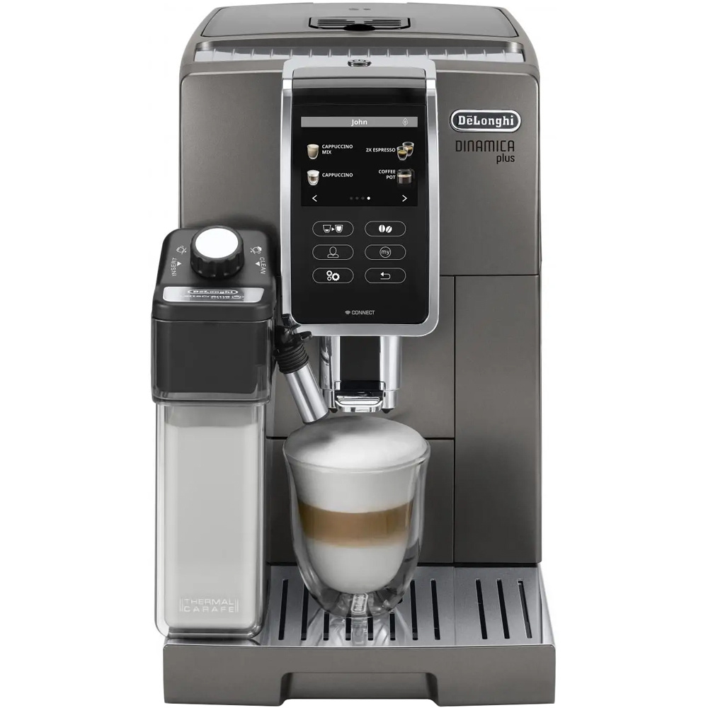 De'Longhi Dinamica plus ECAM 370.95 T Espresso – Cafetieră 370.95 imagine noua idaho.ro