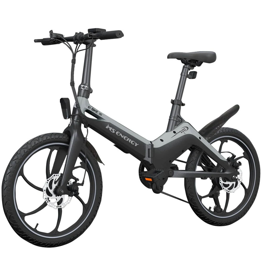 MS Energy i10 black grey – Bicicletă electrică Bicicletă imagine noua 2022