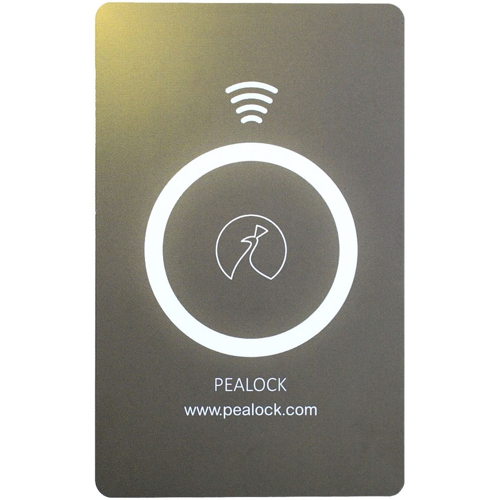 Cartela NFC Pealock – negru Pealock