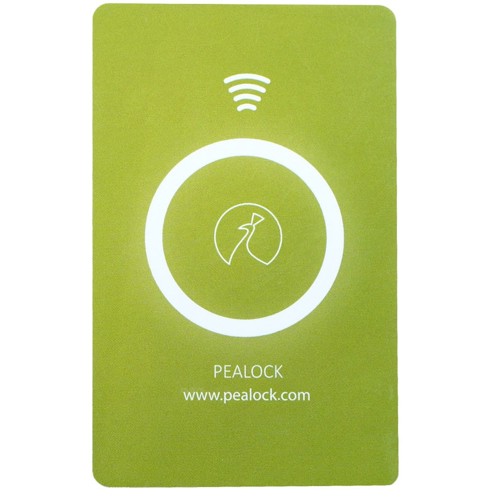 Cartela NFC Pealock – verde