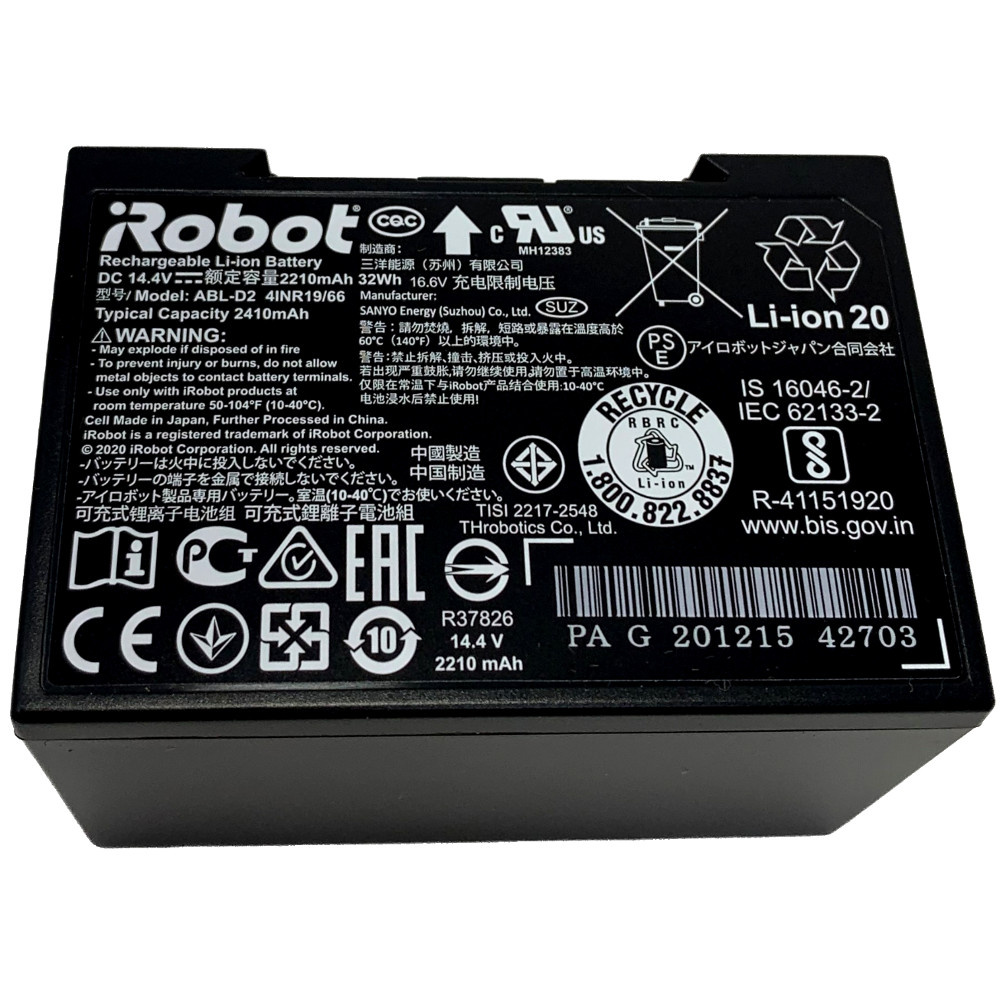 Baterii Li-Ion 2210 mAh pentru iRobot Roomba seria e/i/j 2210 imagine noua 2022