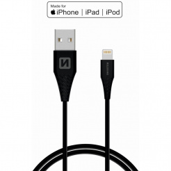 Cablu de date SWISSTEN USB / Lightning MFi 1,2 m - black