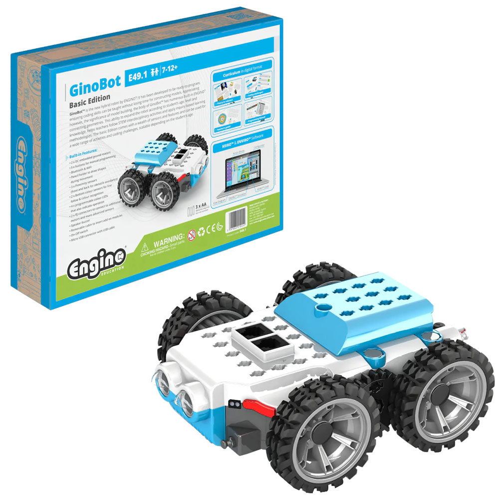 Ginobot Basic Edition – Construcție robotică basic