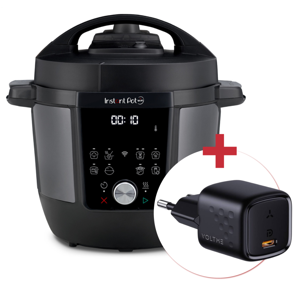 Instant Pot Plus WiFi (5,7 L) + adaptor de rețea - Oală multifuncțională