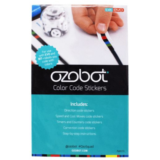 Ozobot – autocolante cu coduri de colorate Ozobot