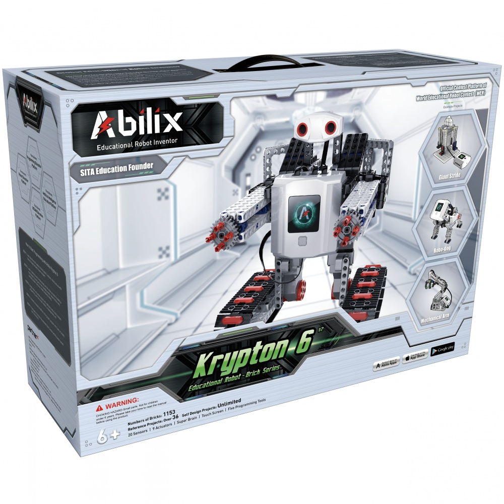 Abilix – Krypton 6 V2 – Jucărie robotică Abilix imagine noua tecomm.ro