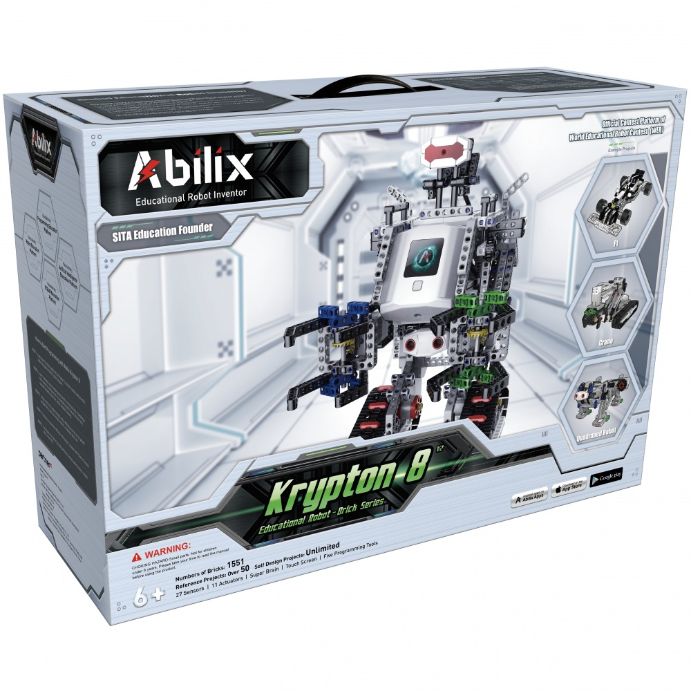 Abilix – Krypton 8 V2 – Jucărie robotică Abilix imagine noua tecomm.ro