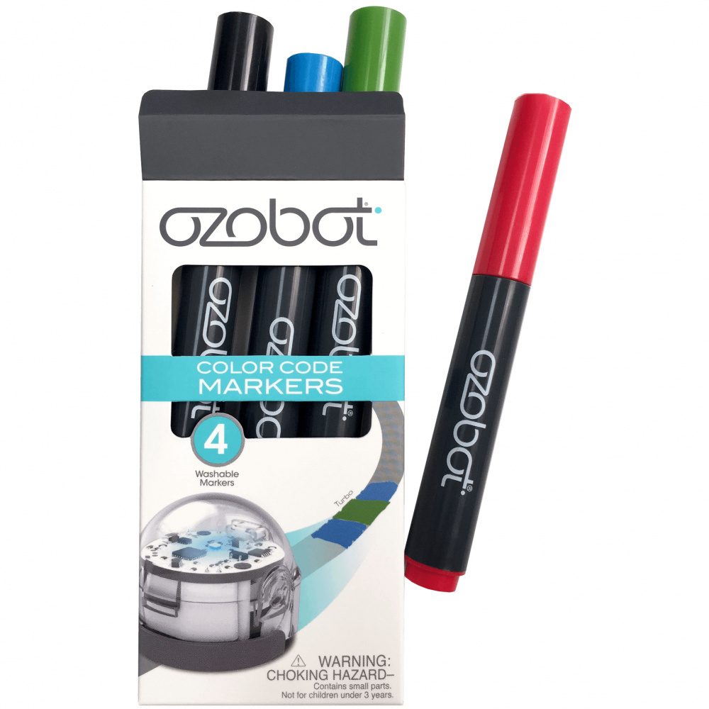 Set de markere colorate pentru Ozobot – 4 buc