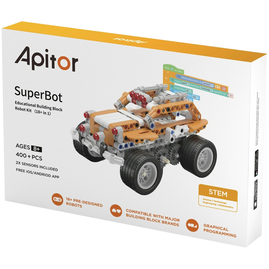 Apitor – SuperBot – Jucărie robotică Hexbug imagine noua idaho.ro