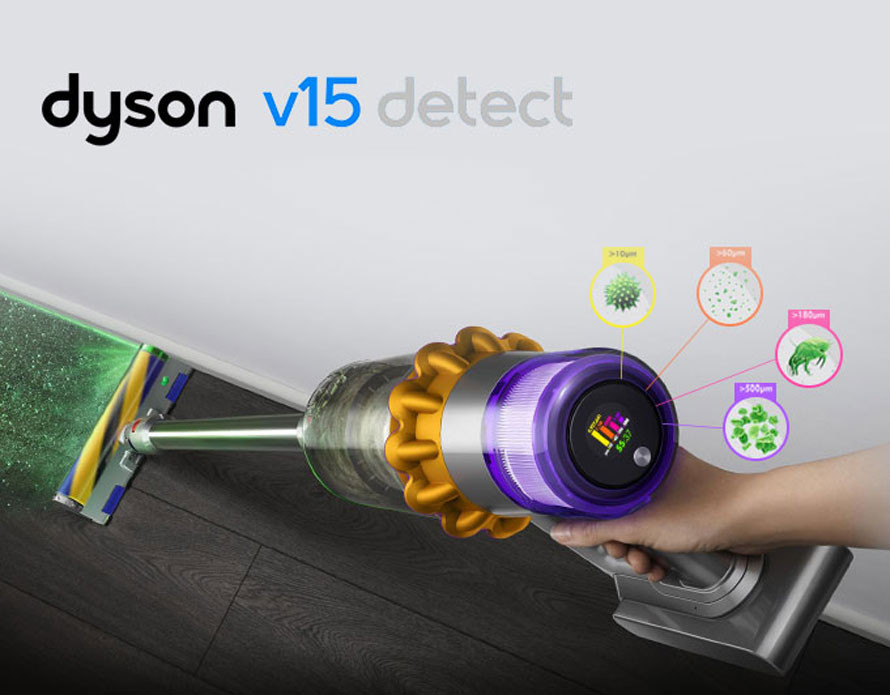 Prezentare aspirator Dyson V15 Detect Absolute Extra
